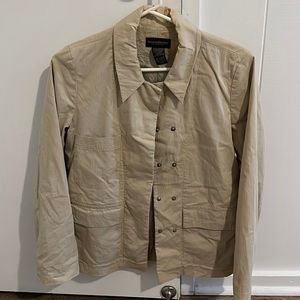 Banana Republic stretch nylon jacket tan